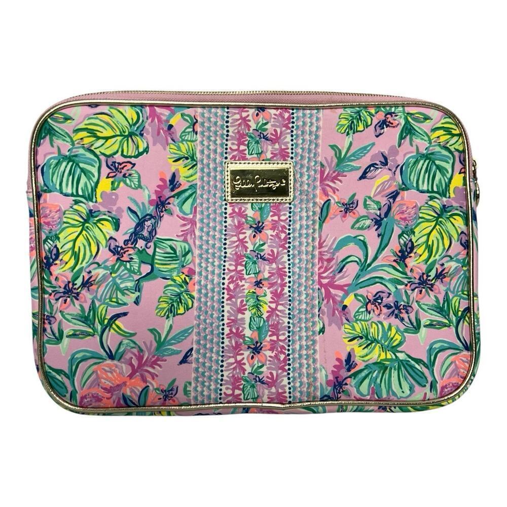 Lilly Pulitzer Tech Sleeve Amethyst Tiny Mermaid in The Shade Laptop Cover